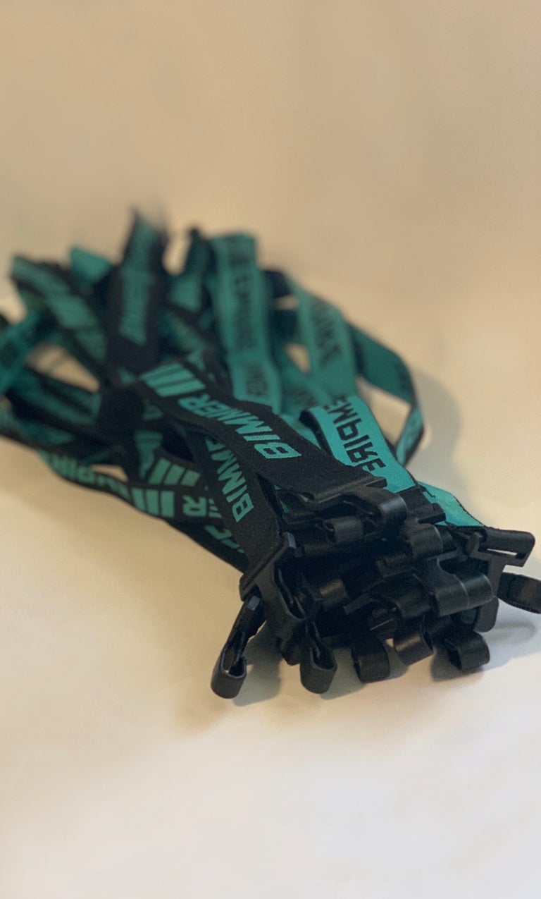 Teal Woven Lanyard